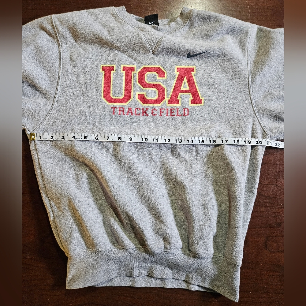 Vintage USA Track And Field Nike Team Sweatshirt In Gray Size XS - Picture 8 of 12